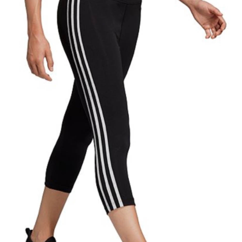 Adidas Climalite Cropped 3-Striped Leggings